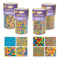 8 pcs Sugar toppings  - Party -  mixed, assorted