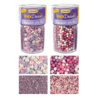 8 pcs Sugar toppings  - Passion -  mixed, assorted