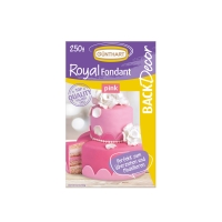 8 pcs Royal fondant, pink