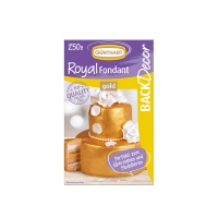 8 pcs Royal fondant, gold