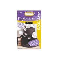 8 pcs Royal fondant, black