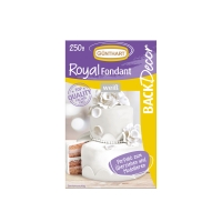 8 pcs Royal fondant, white