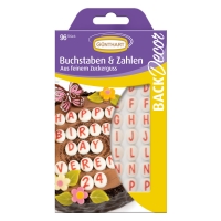 15 pcs Sugar letters & numbers