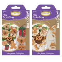 15 pcs Sugar decorations, Christmas