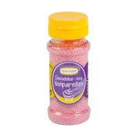 6 Sugar toppings, nonpareils pink