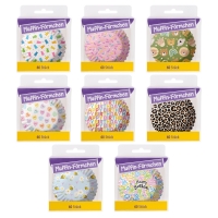 16 pcs Muffin cases, assorted