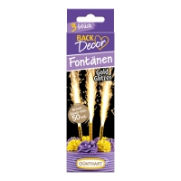 15 pcs Gold fountains