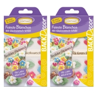 Decor plaque with sugar decoration, asstd.