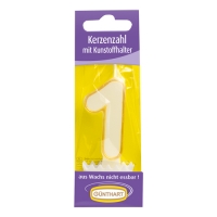 15 Candle number with holder Nr. 1