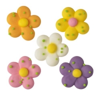 Sugar flowers, large, assorted