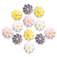 1000 pcs Mini sugar flowers, assorted