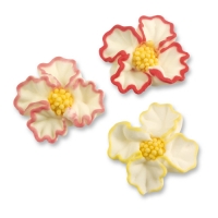 96 pcs Sugar flowers, assorted