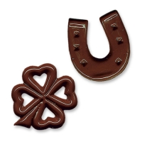 350 pcs Chocolate horseshoes and clover leafs