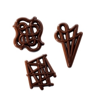 380 pcs Chocolate filigrees