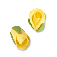 36 pcs Rose buds, yellow