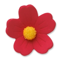 60 pcs Large flowers, red