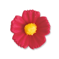96 pcs Medium flowers, red