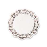 100 pcs White Doily, fat resistant