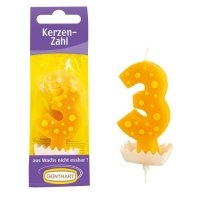 15 pcs Candle figure orange 3