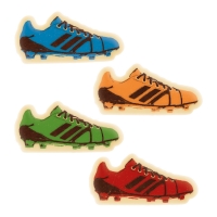 140 pcs Soccer shoe, white chocolate, assorted