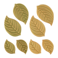 100 pcs Marzipan leaves antique, assorted