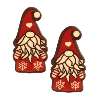 144 pcs Santa, white chocolate