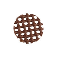 600 g Circle grid, dark chocolate