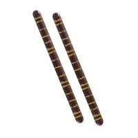 162 pcs Rods, dark chocolate, strips