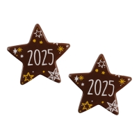 84 pcs Star  2025  dark chocolate