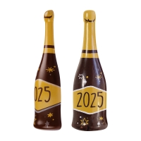 48 pcs Champagner bottle  2025  dark chocolate