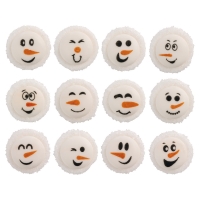 120 pcs Sugar dots snowman