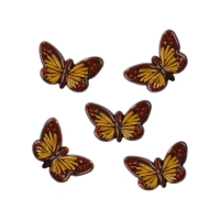 90 pcs Small butterflies, dark chcocolate