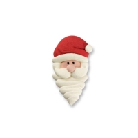 100 pcs Small sugar Santa heads