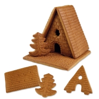 8 pcs Gingerbread House set for self assembly
