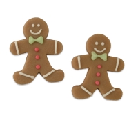 36 pcs Marzipan gingerbread men