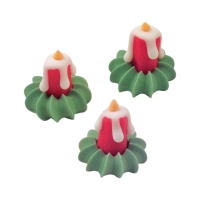 24 pcs Sugar/marzipan candles