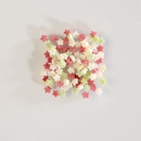 1,5 kg Sugar Sprinkles, stars mini, colored in plastic bucket