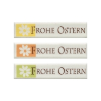 48 pcs Sugar coating plaques “Frohe Ostern”, ass.
