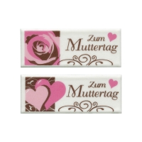 24 pcs  Mother´s Day  sugar coating plaques small