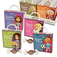 12 pcs Praline box  Super-Family  with sayings, with pralines