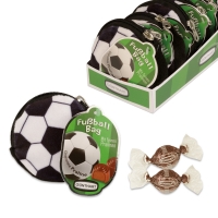 16 pcs Plush pouch  Football  filled with pralines