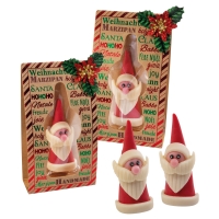 12 pcs Marzipan Santa in box