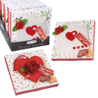 8 pcs Chocolate Emotion gift with felt decoration