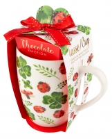9 pcs Ladybird mug filled with pralines