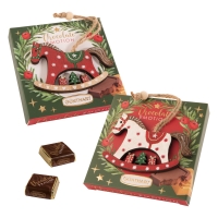 10 pcs Small praline gift,  Rocking horse , assorted