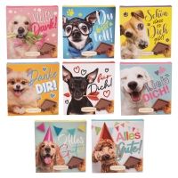 16 pcs Small praline gift  Dogs , assorted