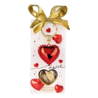 12 pcs Keychain  Balloon heart  on box