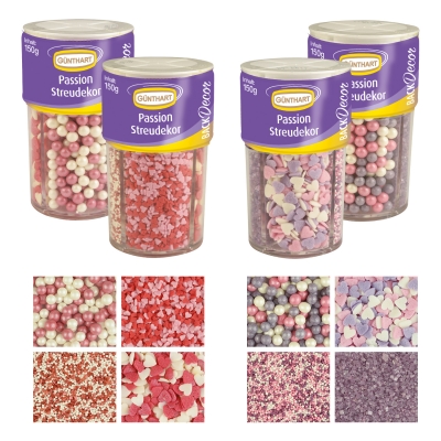 The Guenthart Shop 8 Pcs Sugar Toppings Passion Mixed Assorted Buy Cake Decorations Online