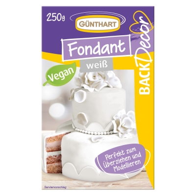 8 pcs Royal fondant, white 