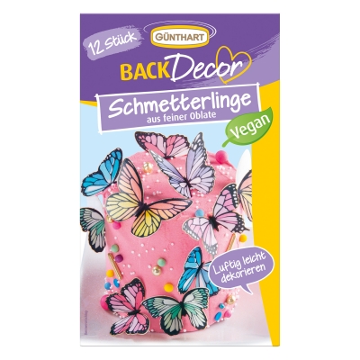 15 pcs. Wafer butterflies 